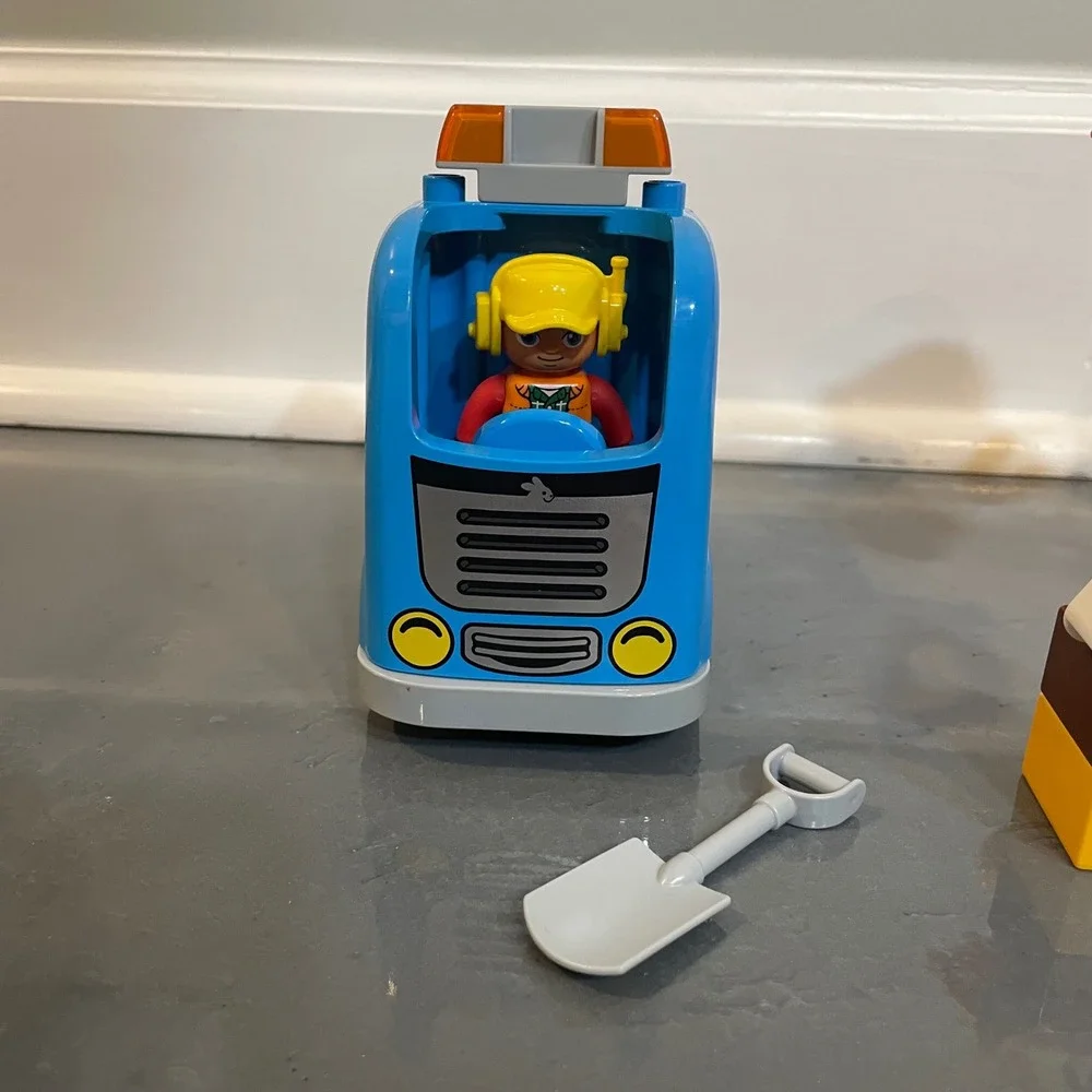 LEGO Duplo Town Construction Truck Tracked Excavator Set 10812 Building Complete